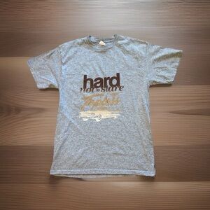 Men's Medium Grey Graphic T-Shirt - Hard Not To Stare When Topless Classic Car